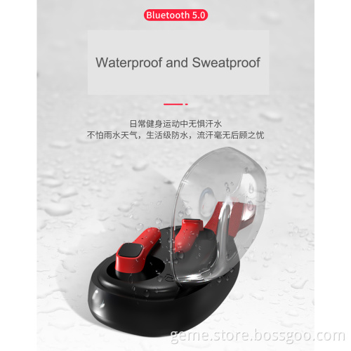 Waterproof Portable TWS Earphone Headphone Wireless Earbuds